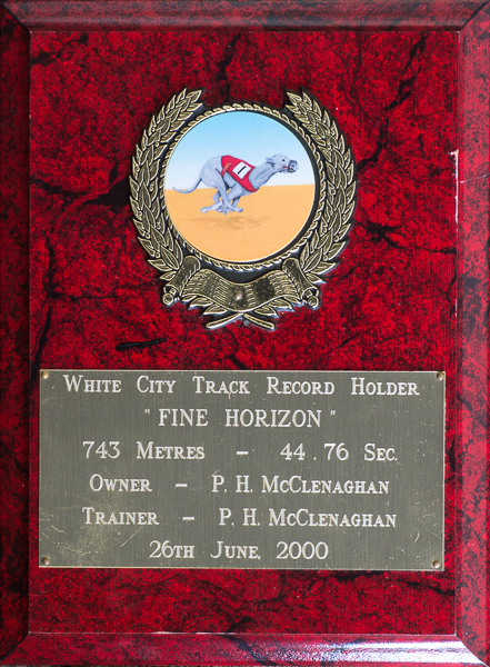 743 metre record plaque 